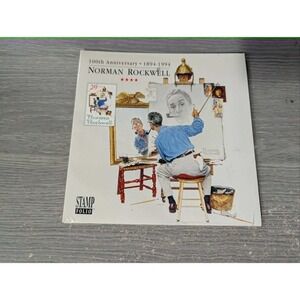 USPS Norman Rockwell 100th Anniversary StampFolio 1894-1994 Item 9842 New Sealed